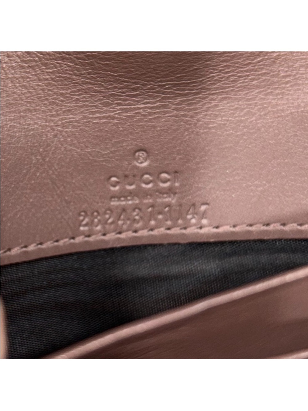 Gucci Mini Shoulder Bag in Dusty Rose Leather